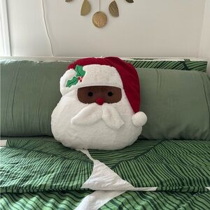Giant Festive Santa Claus Pillow - White and Red 🎅🏿